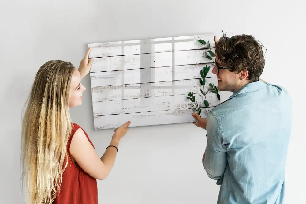 Tableau magnétique pour l'écriture sur revêtements de sols naturels