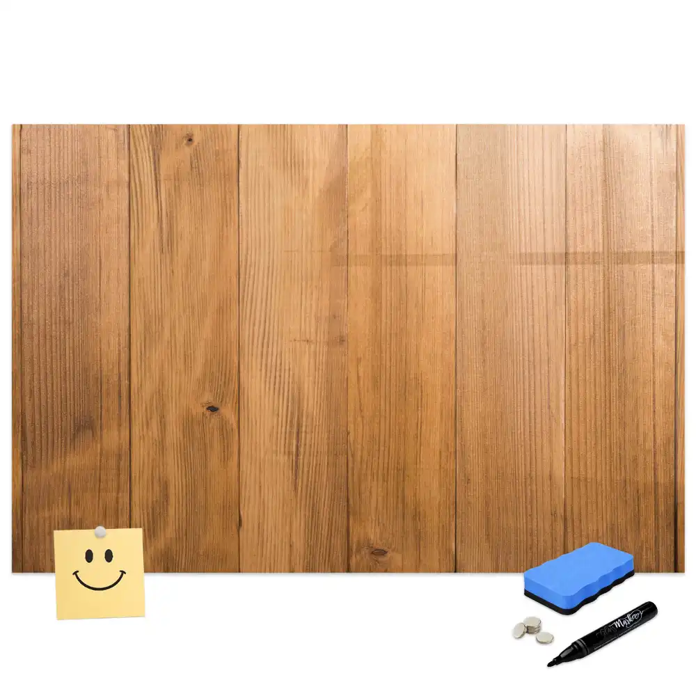 Tableau magnétique à dessiner avec planches en bois