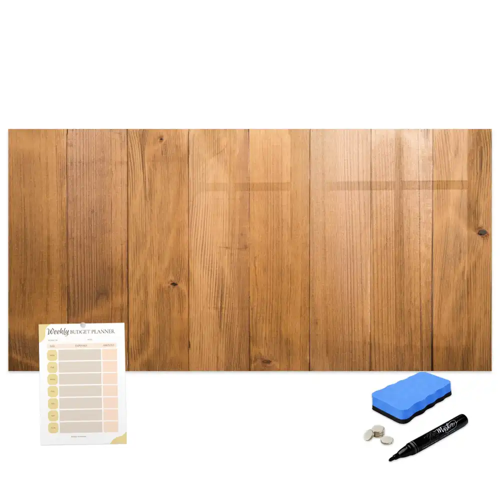 Tableau magnétique à dessiner avec planches en bois