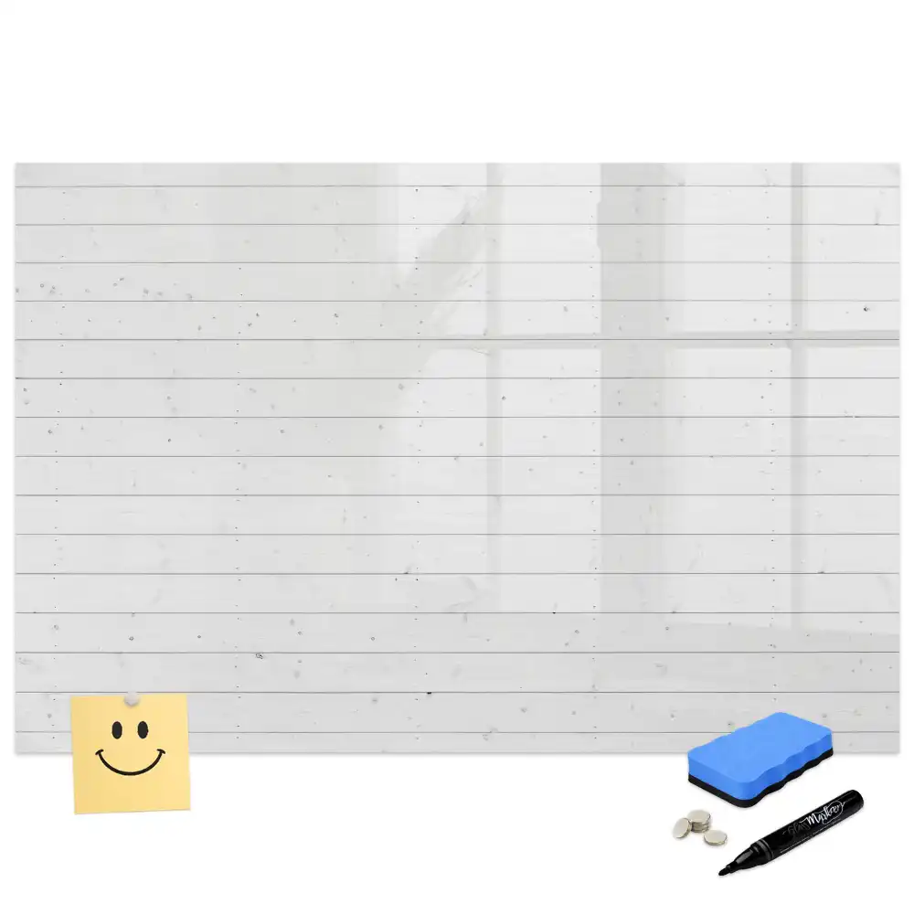 Tableau magnétique pour écriture motif panneau en bois