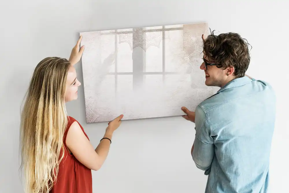 Tableau magnétique décoratif à dessiner motif graphique