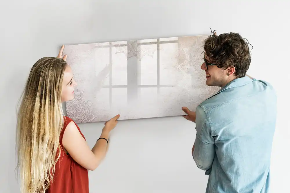 Tableau magnétique décoratif à dessiner motif graphique