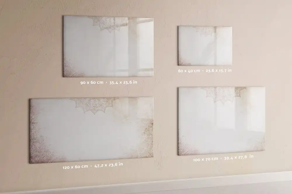 Tableau magnétique décoratif à dessiner motif graphique