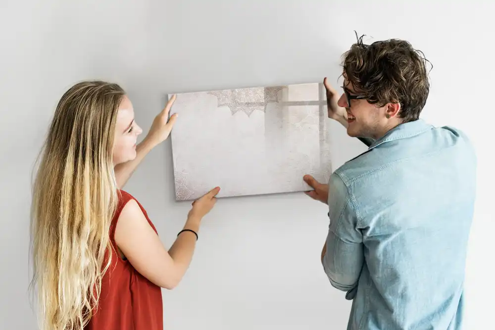 Tableau magnétique décoratif à dessiner motif graphique