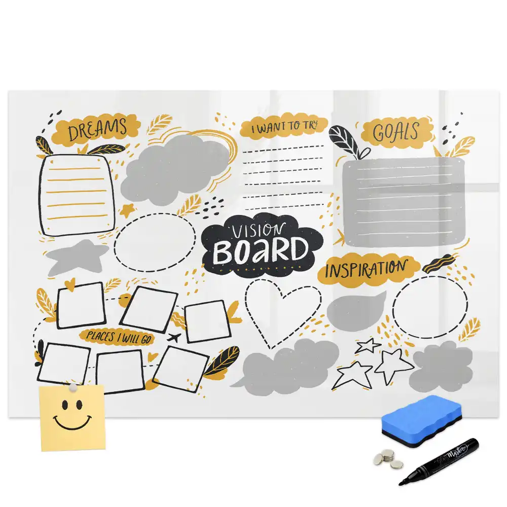 Tableau magnétique pour résolutions du Nouvel An