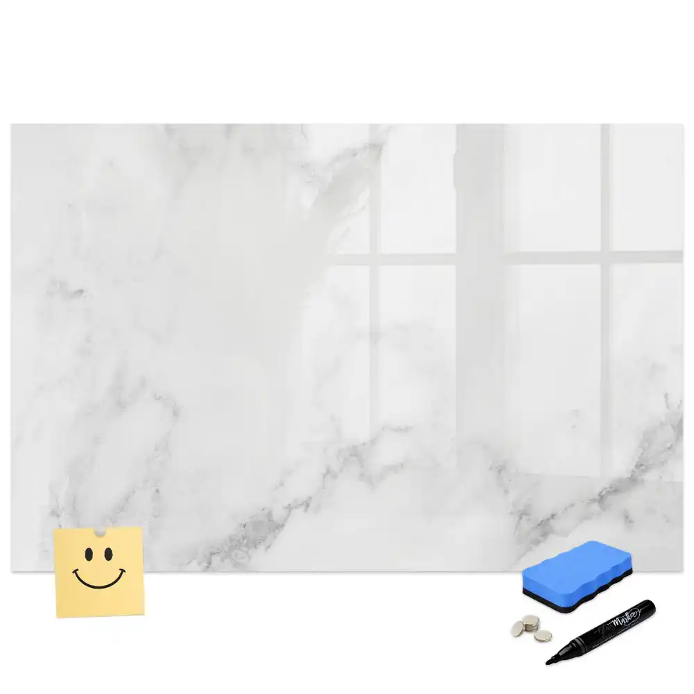 Tableau magnétique pour dessin motif marbre élégant