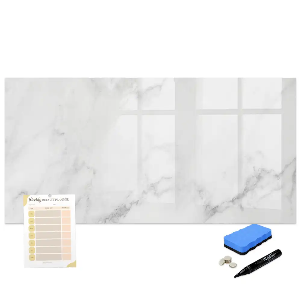 Tableau magnétique pour dessin motif marbre élégant