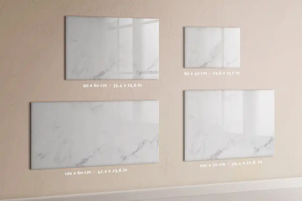 Tableau magnétique pour dessin motif marbre élégant