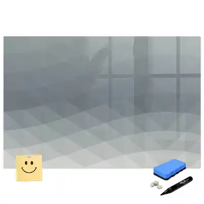 Tableau magnétique à dessiner avec motif abstrait ondulé