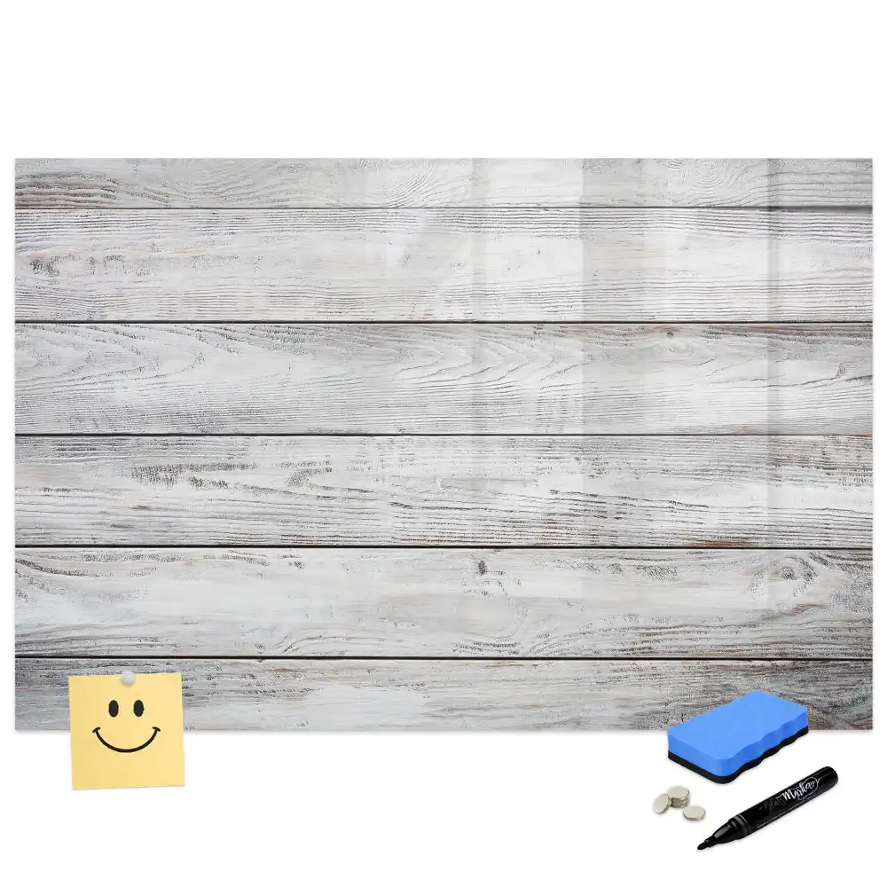 Tableau magnétique en bois peint pour écriture