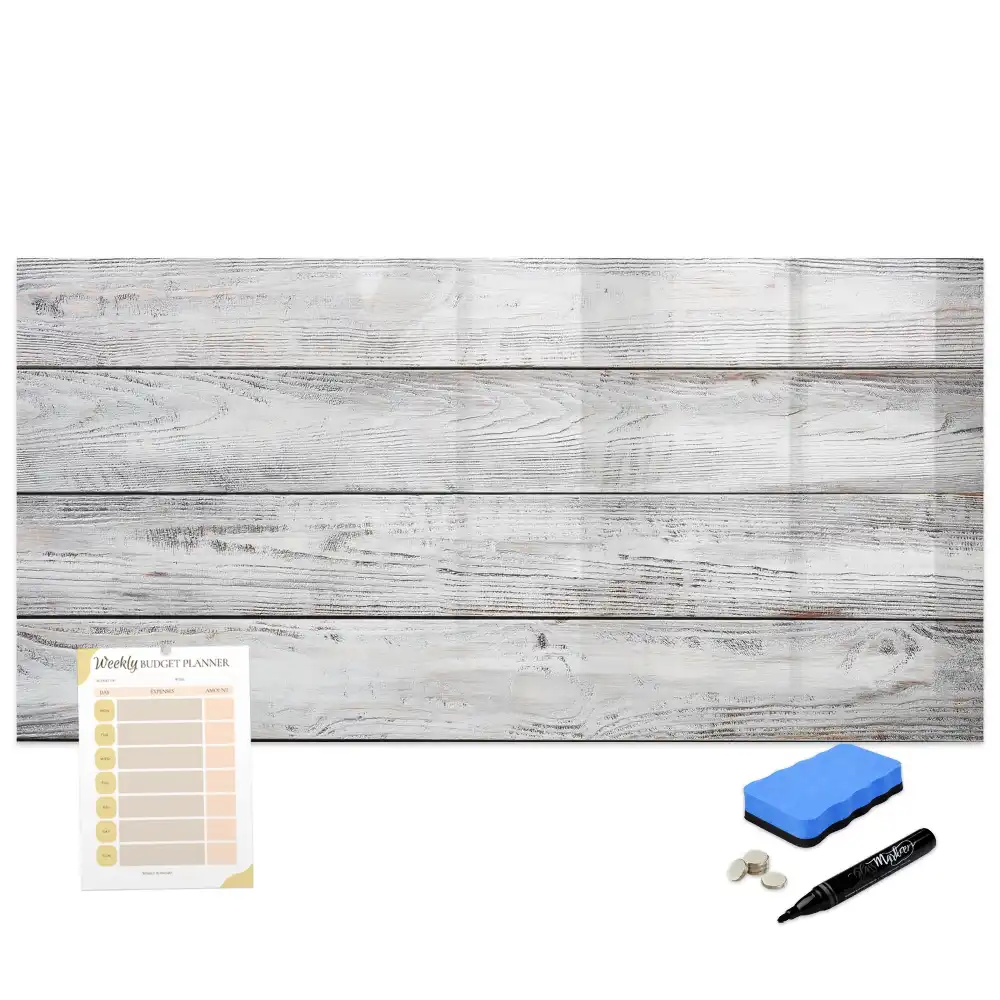 Tableau magnétique en bois peint pour écriture