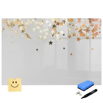 Tableau blanc magnétique effaçable à sec motif étoiles sur le ciel