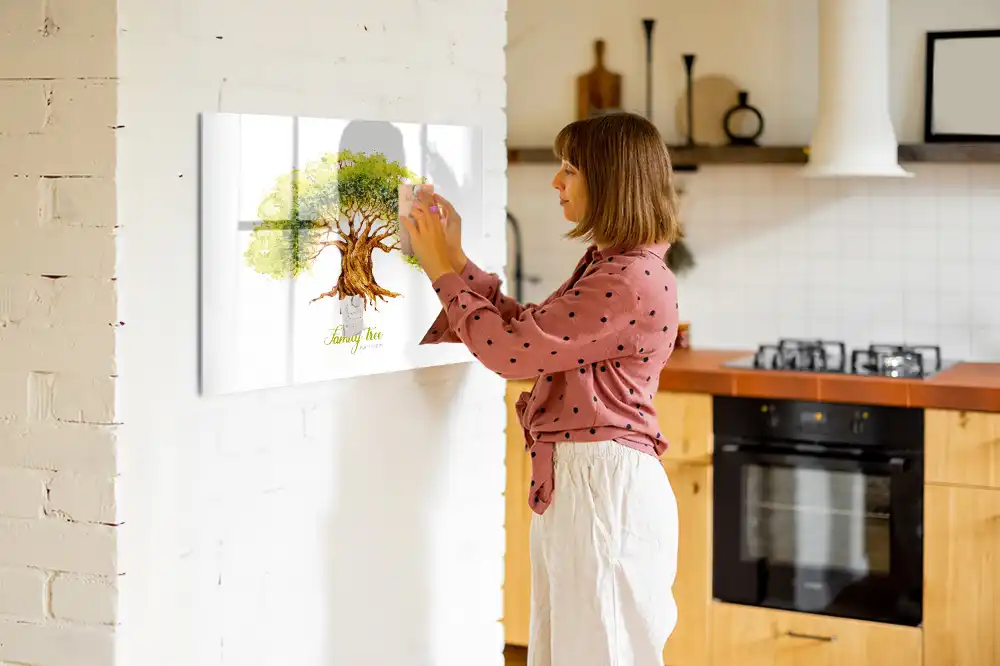Tableau magnétique à dessiner arbre généalogique multigénérationnel