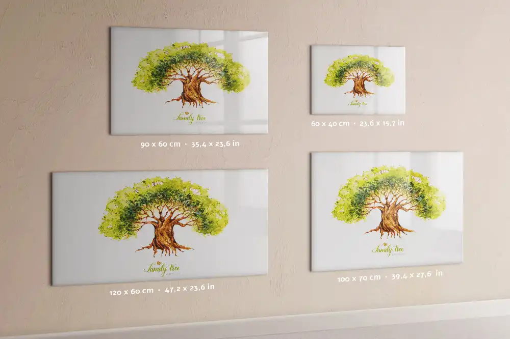 Tableau magnétique à dessiner arbre généalogique multigénérationnel