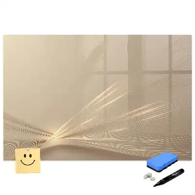 Tableau magnétique à dessiner motif lueur abstraite