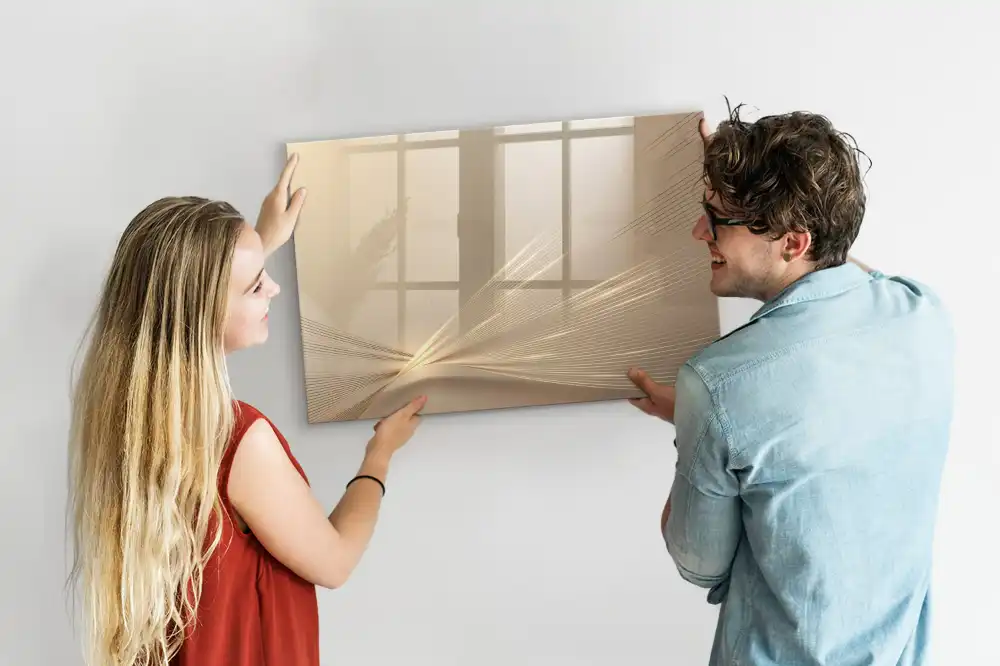 Tableau magnétique à dessiner motif lueur abstraite