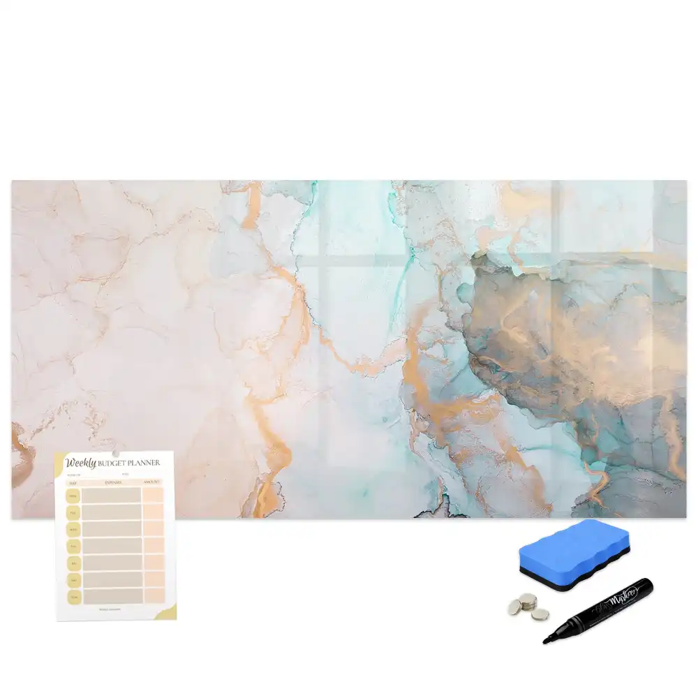 Tableau magnétique à dessiner avec motif de peinture abstraite