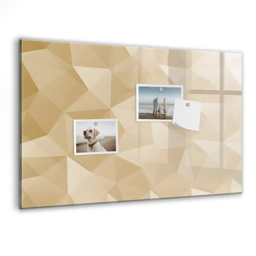 Tableau magnétique mural à dessiner avec mosaïque triangulaire