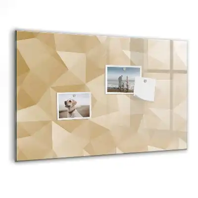 Tableau magnétique mural à dessiner avec mosaïque triangulaire