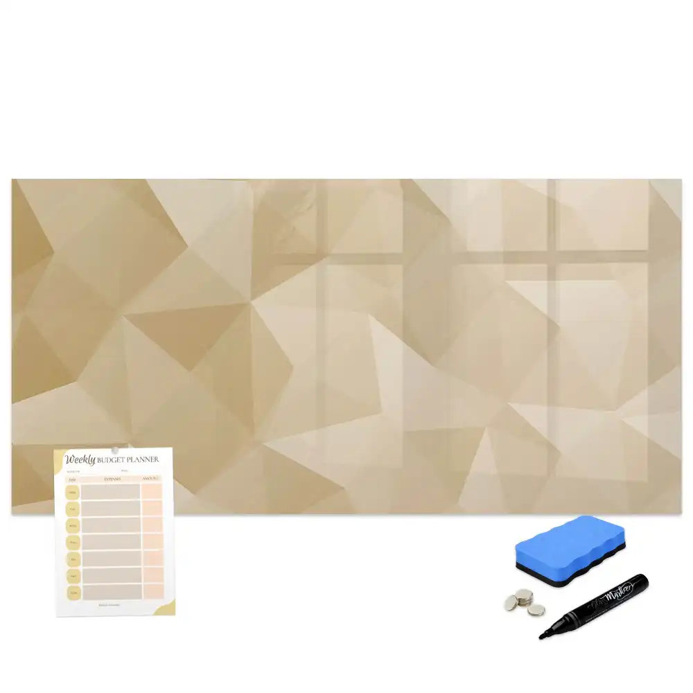 Tableau magnétique mural à dessiner avec mosaïque triangulaire