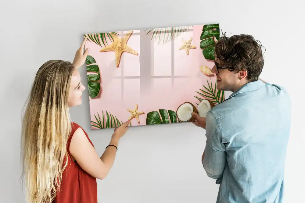Tableau magnétique à dessiner motif climat estival et soleil