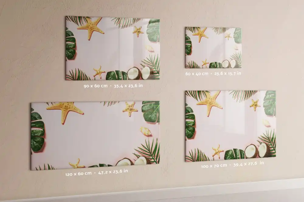 Tableau magnétique à dessiner motif climat estival et soleil