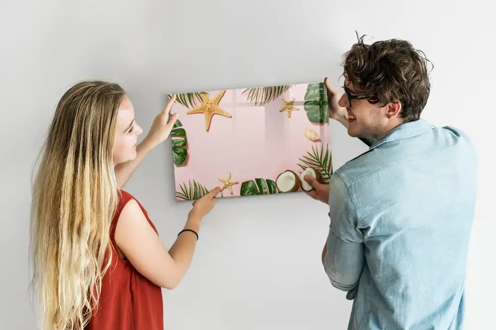 Tableau magnétique à dessiner motif climat estival et soleil