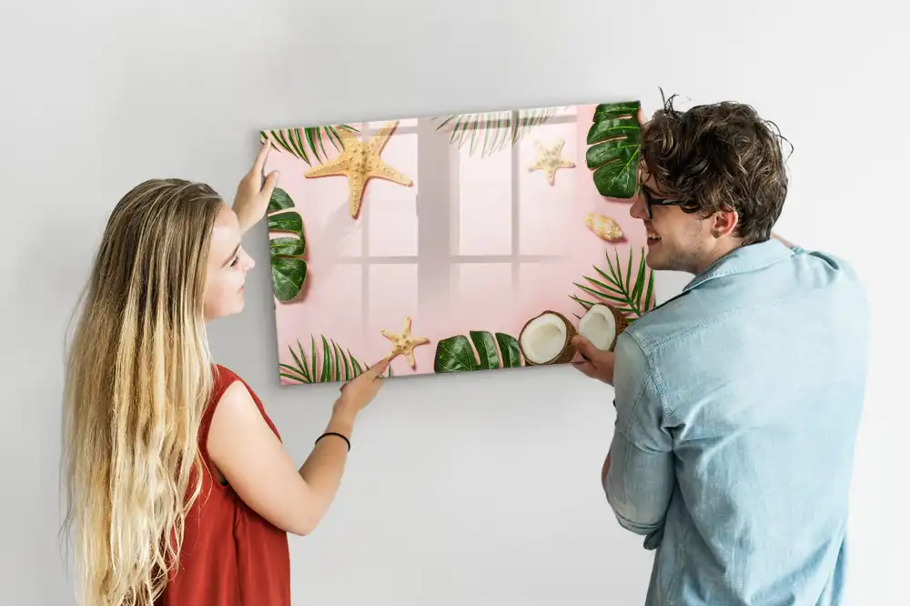 Tableau magnétique à dessiner motif climat estival et soleil