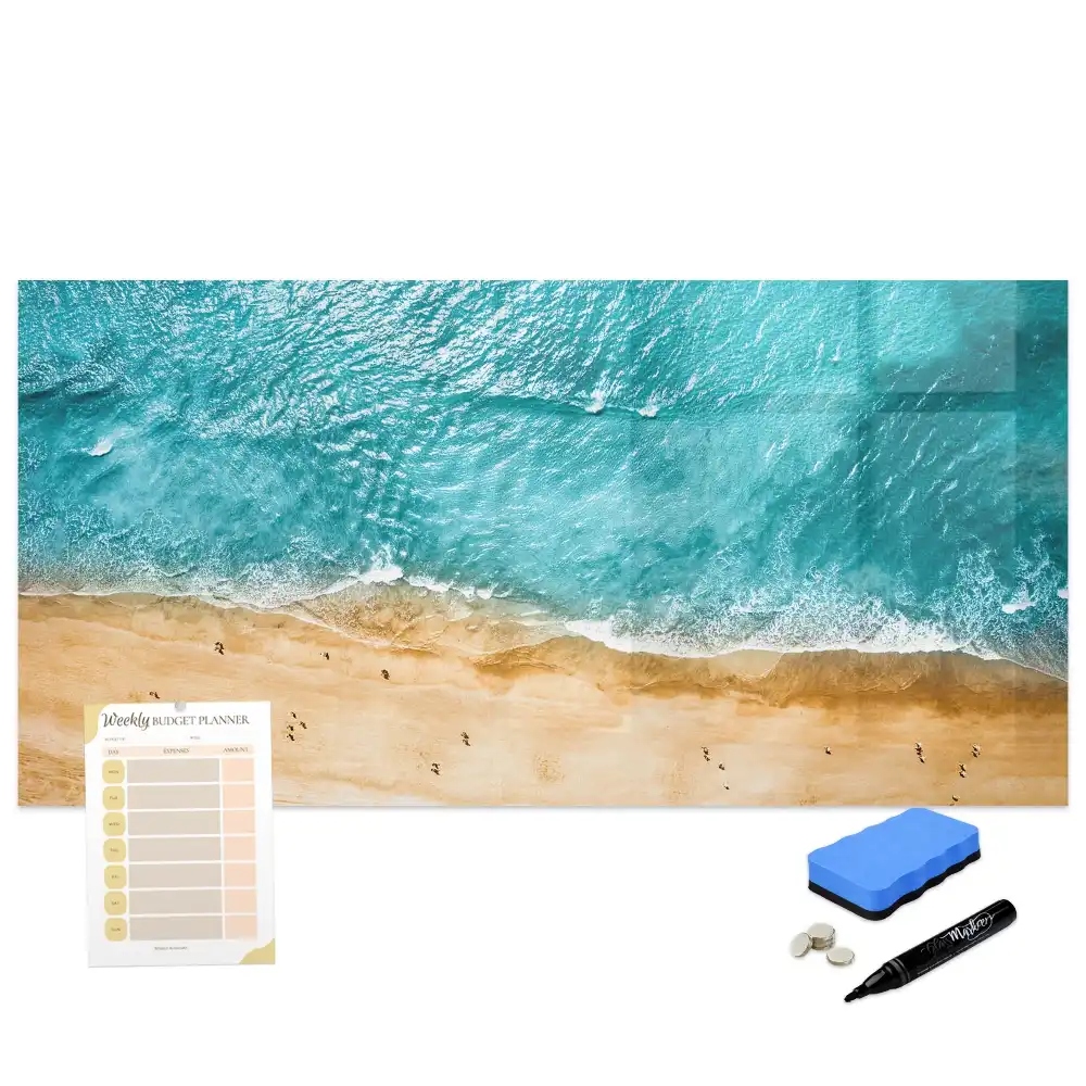 Tableau blanc magnétique effaçable à sec