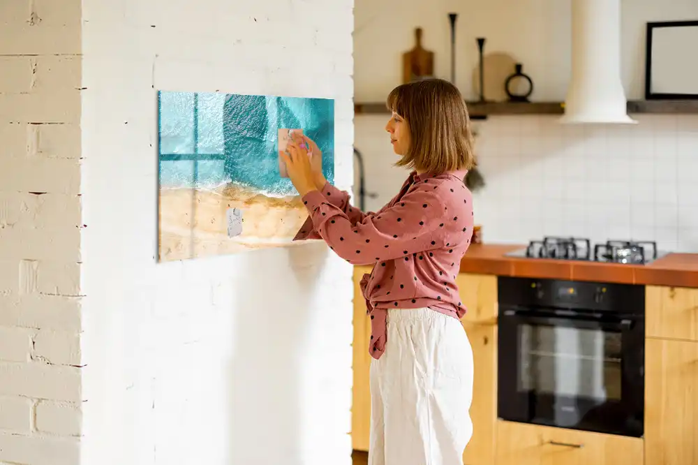 Tableau blanc magnétique effaçable à sec