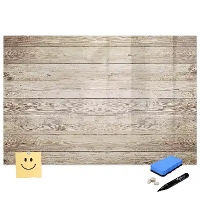 Tableau magnétique avec cadre en bois pour écriture