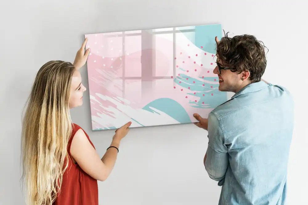 Tableau blanc magnétique effaçable à sec pour peinture au pastel