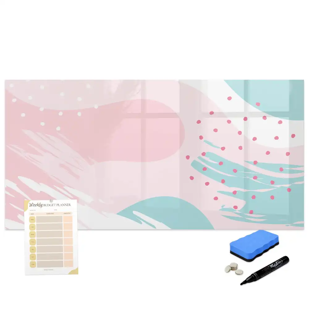 Tableau blanc magnétique effaçable à sec pour peinture au pastel