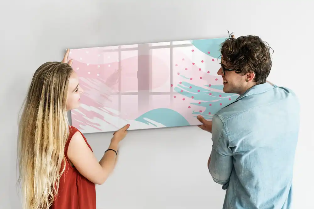 Tableau blanc magnétique effaçable à sec pour peinture au pastel