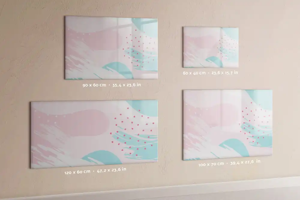 Tableau blanc magnétique effaçable à sec pour peinture au pastel