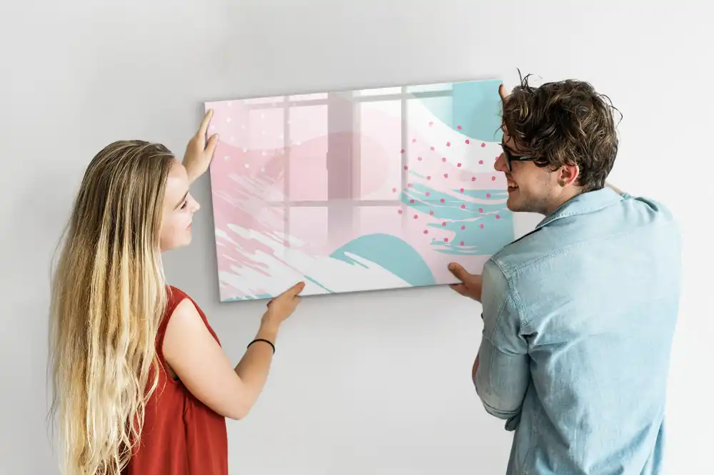 Tableau blanc magnétique effaçable à sec pour peinture au pastel