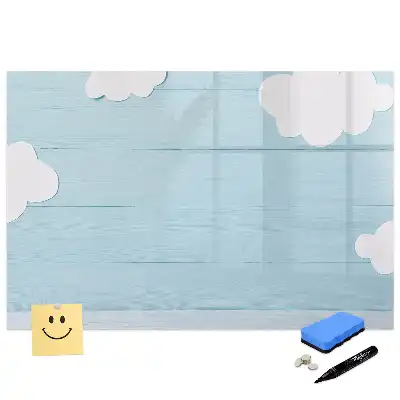 Tableau magnétique deux en un pour enfants avec surface noire