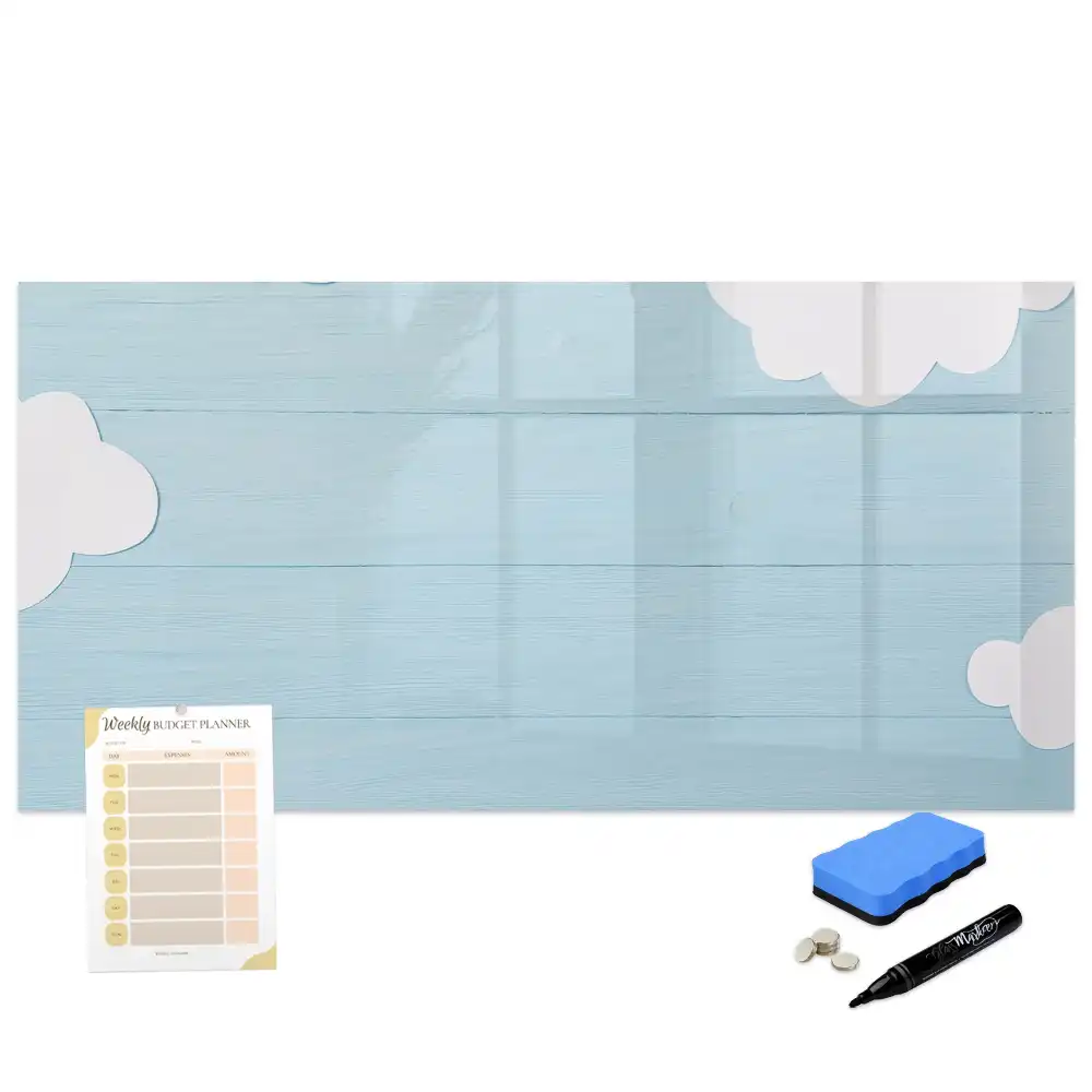 Tableau magnétique deux en un pour enfants avec surface noire