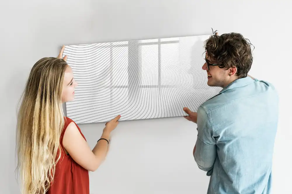Tableau magnétique à dessiner motifs abstraits