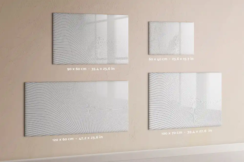 Tableau magnétique à dessiner motifs abstraits