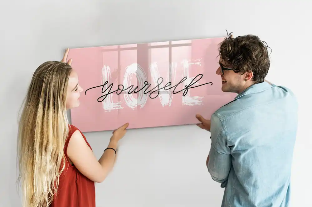 Tableau magnétique pour écriture Prenez soin de vous