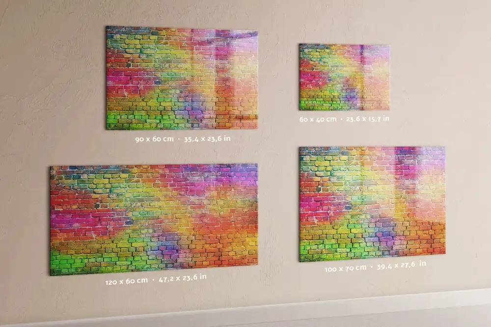 Tableau blanc magnétique effaçable à sec pour mur peint