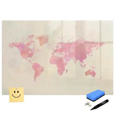 Tableau magnétique pour écriture vision artistique du monde