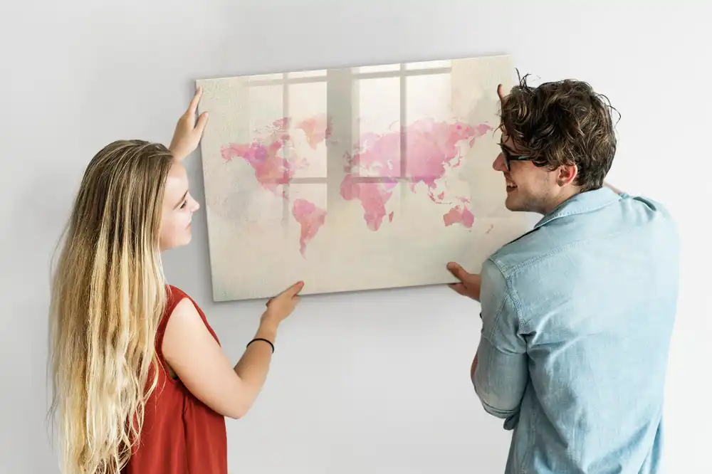 Tableau magnétique pour écriture vision artistique du monde