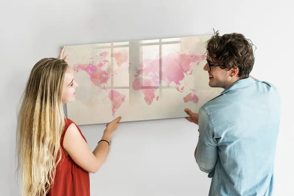 Tableau magnétique pour écriture vision artistique du monde
