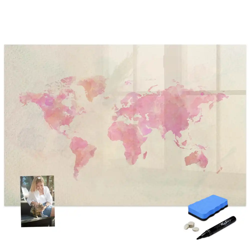Tableau magnétique pour écriture vision artistique du monde