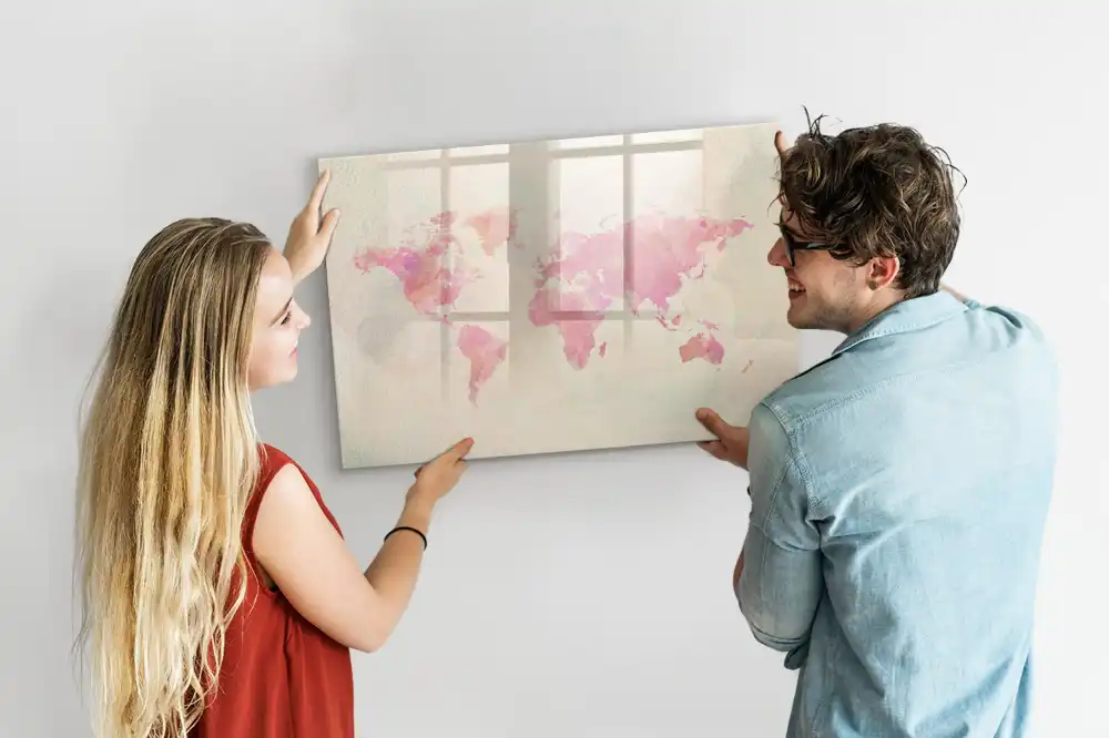 Tableau magnétique pour écriture vision artistique du monde