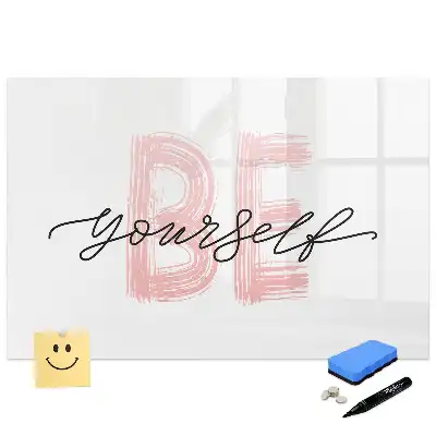Tableau magnétique à dessiner vivre en harmonie avec soi-même