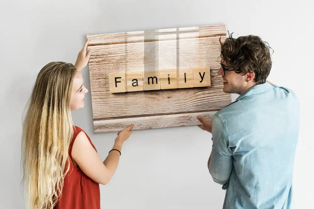Tableau magnétique pour écriture et organisation familiale