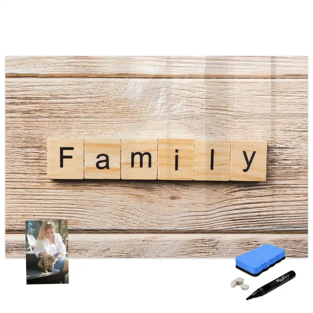 Tableau magnétique pour écriture et organisation familiale